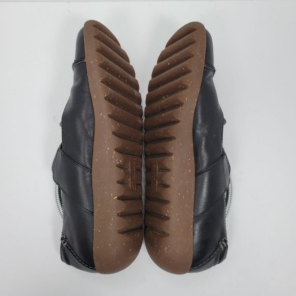 Clarks Collection Soft Cushion Women's Mary Jane Black Leather Shoes US Size 7.5 - Picture 6 of 8